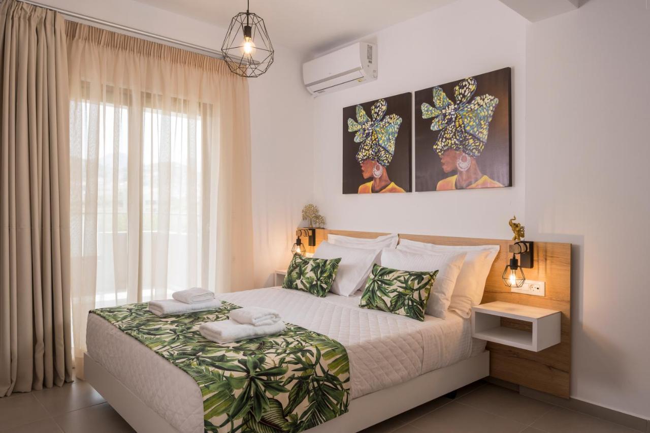 Indigo Blue Seaside Deluxe Apartments Киссамос Экстерьер фото