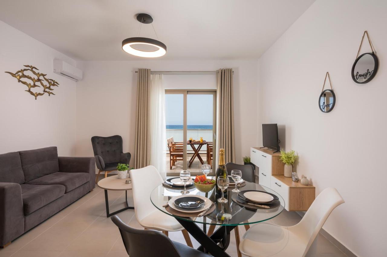Indigo Blue Seaside Deluxe Apartments Киссамос Экстерьер фото