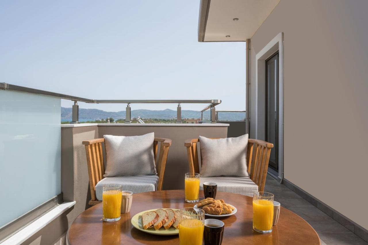 Indigo Blue Seaside Deluxe Apartments Киссамос Экстерьер фото