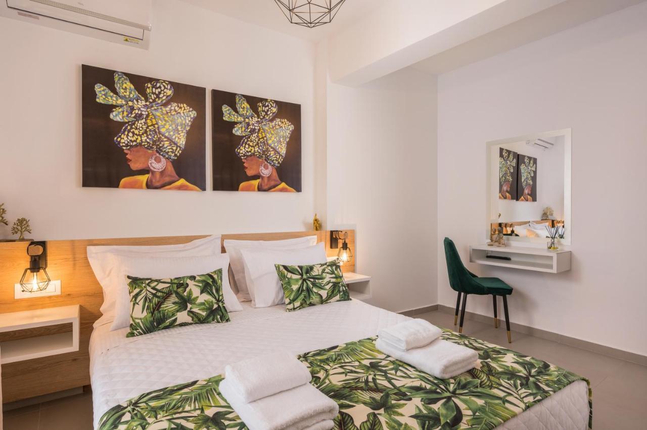 Indigo Blue Seaside Deluxe Apartments Киссамос Экстерьер фото